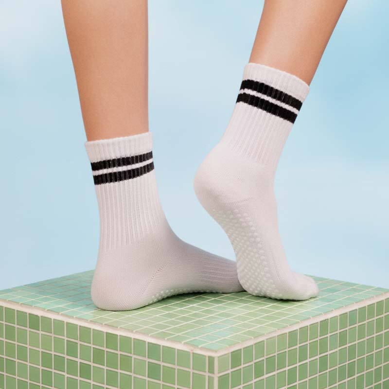Crew Non Slip Grip Socks - Stripe
